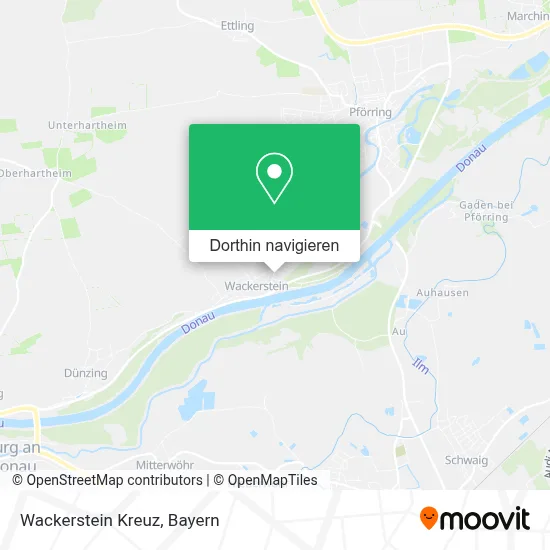 Wackerstein Kreuz Karte