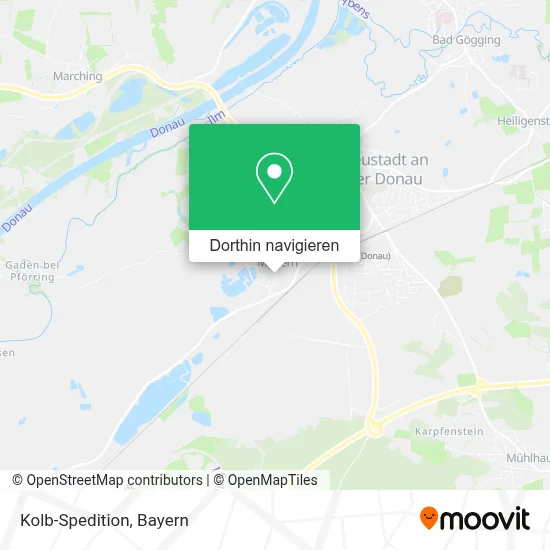 Kolb-Spedition Karte