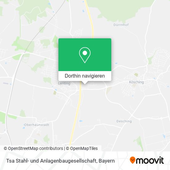 Tsa Stahl- und Anlagenbaugesellschaft Karte