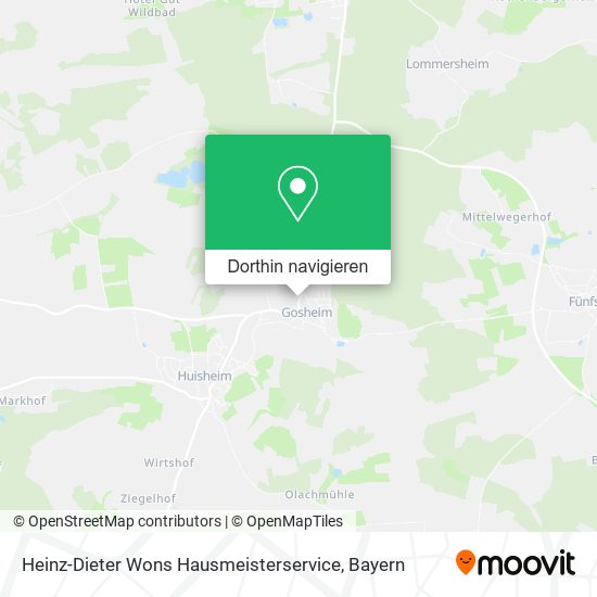 Heinz-Dieter Wons Hausmeisterservice Karte