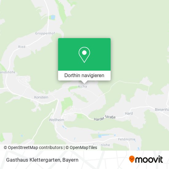 Gasthaus Klettergarten Karte