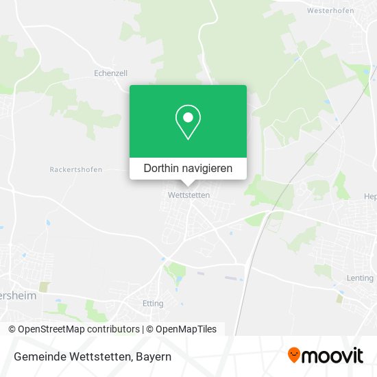 Gemeinde Wettstetten Karte