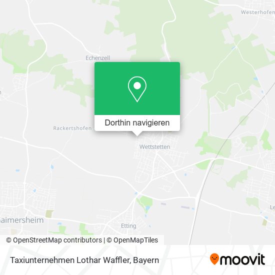 Taxiunternehmen Lothar Waffler Karte