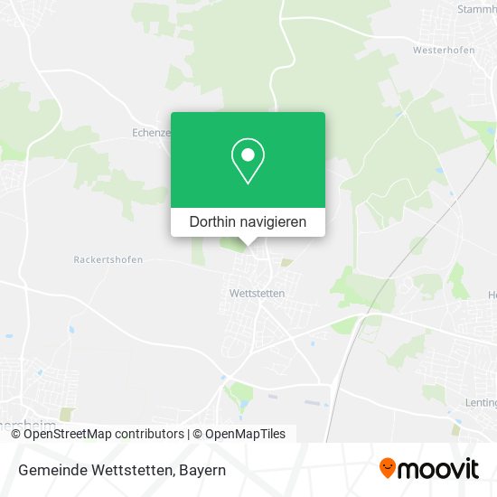 Gemeinde Wettstetten Karte