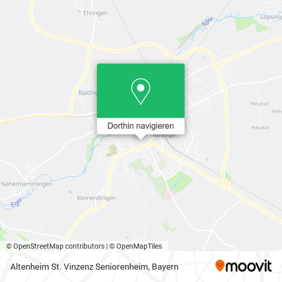 Altenheim St. Vinzenz Seniorenheim Karte