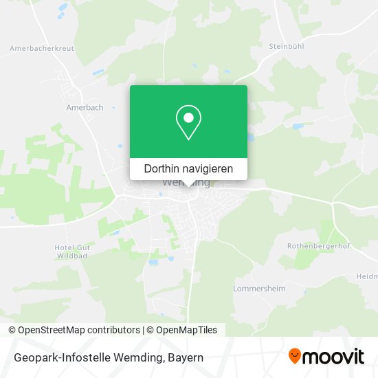 Geopark-Infostelle Wemding Karte