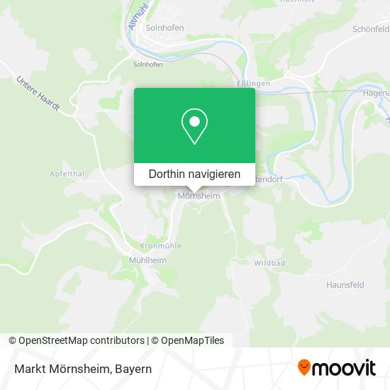 Markt Mörnsheim Karte