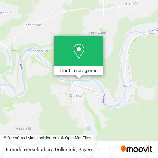 Fremdenverkehrsbüro Dollnstein Karte