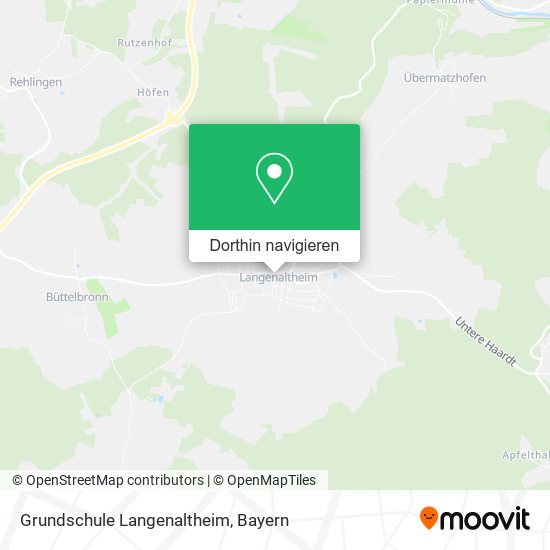 Grundschule Langenaltheim Karte