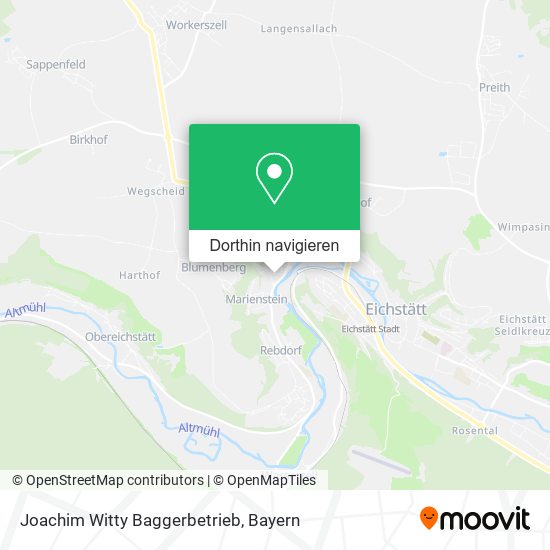 Joachim Witty Baggerbetrieb Karte