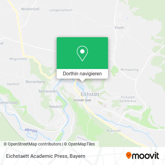 Eichstaett Academic Press Karte