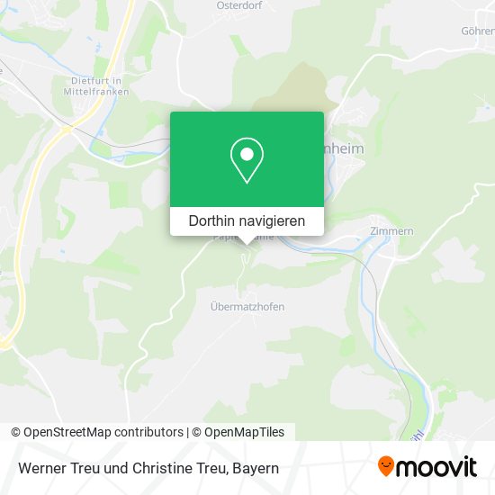 Werner Treu und Christine Treu Karte