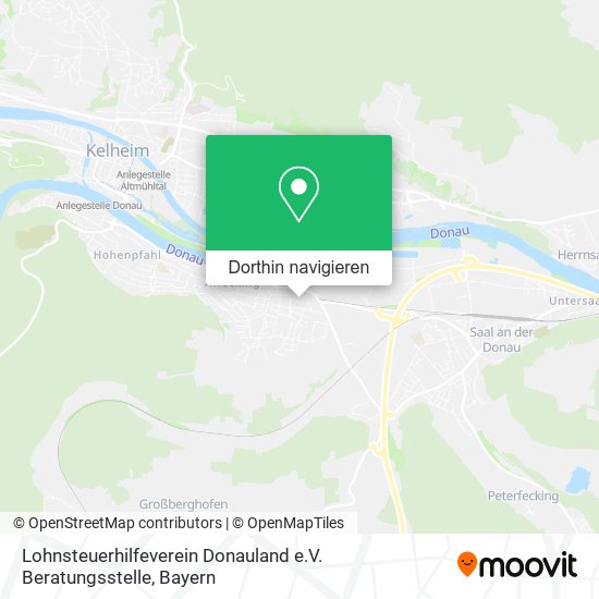 Lohnsteuerhilfeverein Donauland e.V. Beratungsstelle Karte