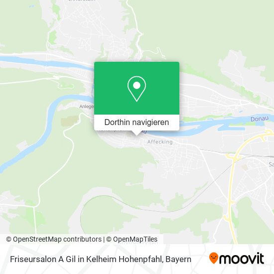 Friseursalon A Gil in Kelheim Hohenpfahl Karte