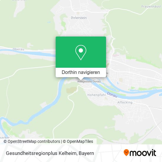 Gesundheitsregionplus Kelheim Karte