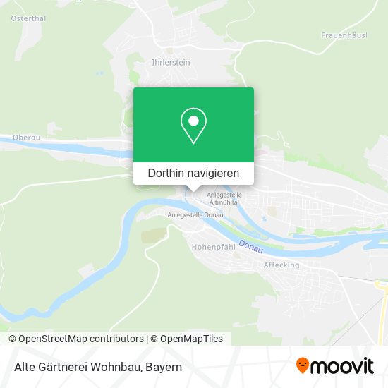 Alte Gärtnerei Wohnbau Karte