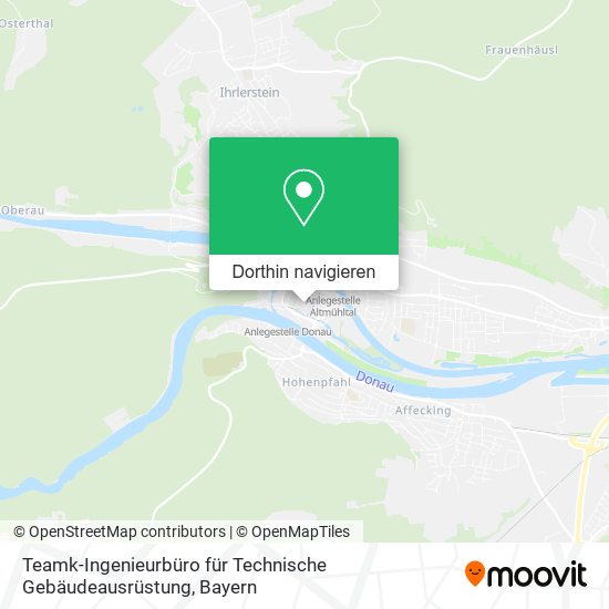 Teamk-Ingenieurbüro für Technische Gebäudeausrüstung Karte