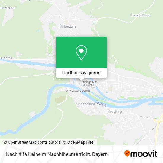 Nachhilfe Kelheim Nachhilfeunterricht Karte