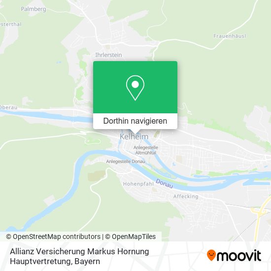 Allianz Versicherung Markus Hornung Hauptvertretung Karte
