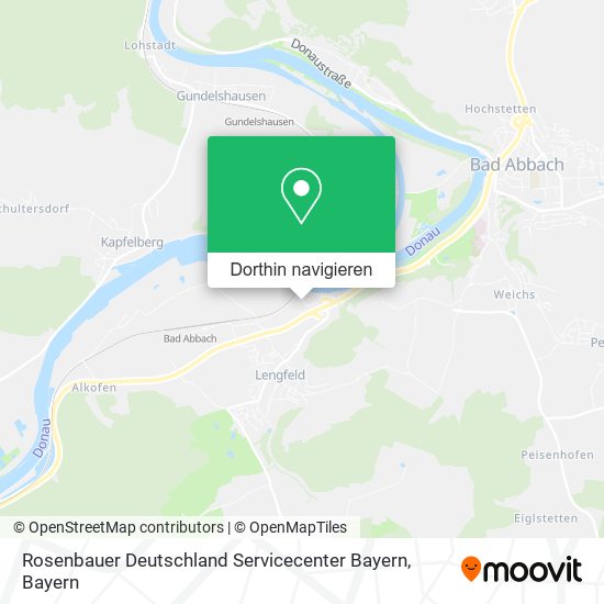 Rosenbauer Deutschland Servicecenter Bayern Karte