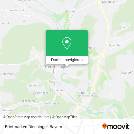 Briefmarken-Dischinger Karte