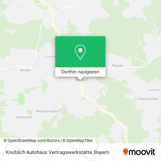 Knoblich Autohaus Vertragswerkstätte Karte