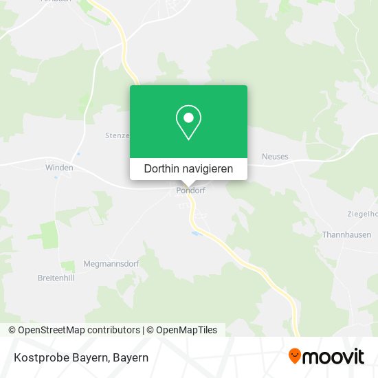 Kostprobe Bayern Karte