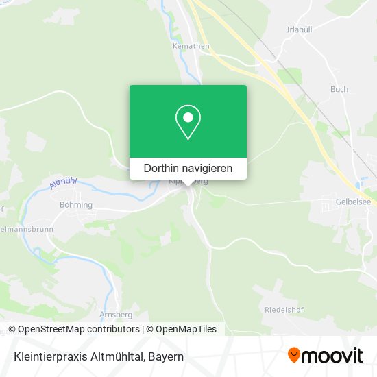 Kleintierpraxis Altmühltal Karte