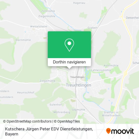 Kutschera Jürgen Peter EDV Dienstleistungen Karte