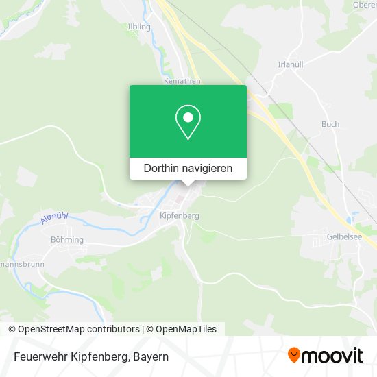 Feuerwehr Kipfenberg Karte