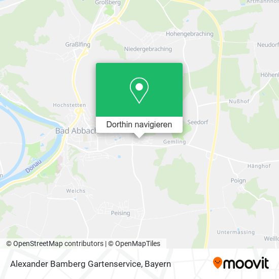 Alexander Bamberg Gartenservice Karte