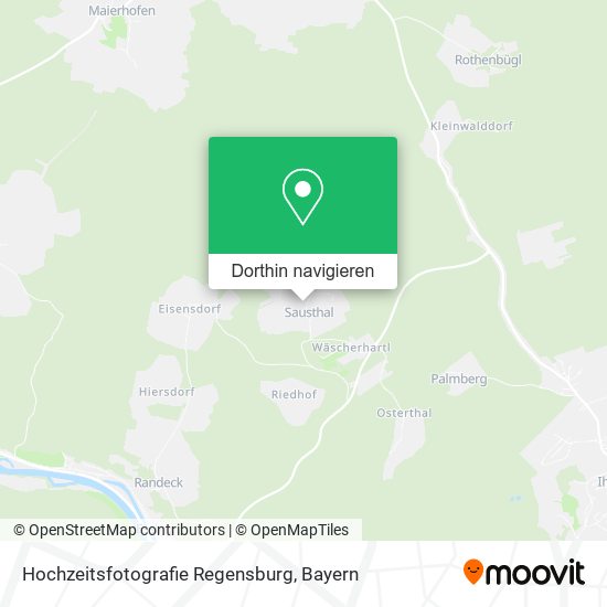 Hochzeitsfotografie Regensburg Karte