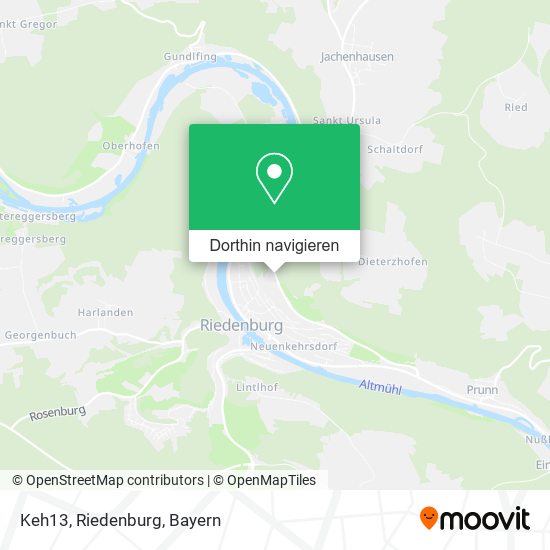 Keh13, Riedenburg Karte