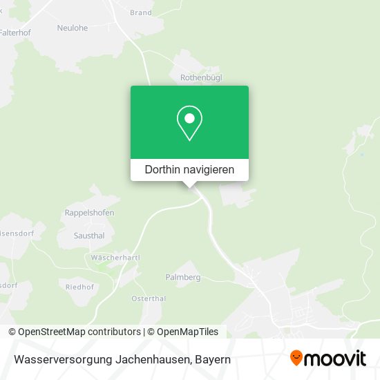 Wasserversorgung Jachenhausen Karte