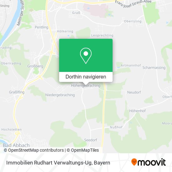 Immobilien Rudhart Verwaltungs-Ug Karte