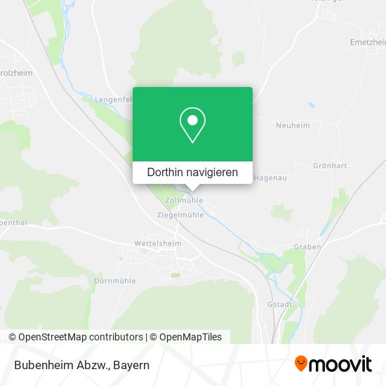 Bubenheim Abzw. Karte