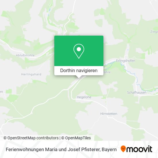 Ferienwohnungen Maria und Josef Pfisterer Karte