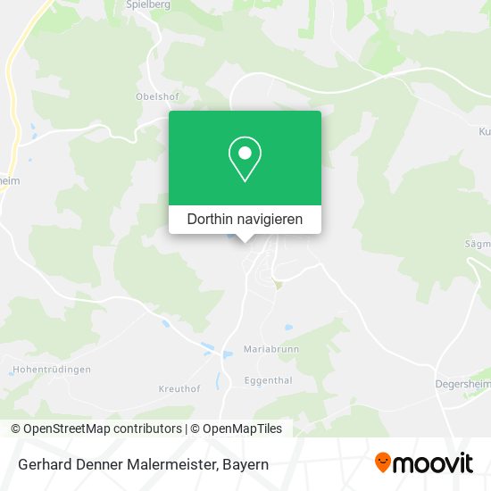 Gerhard Denner Malermeister Karte