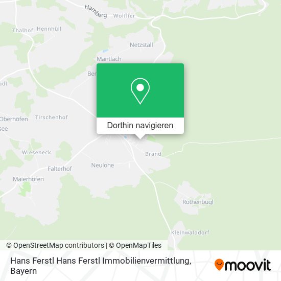 Hans Ferstl Hans Ferstl Immobilienvermittlung Karte