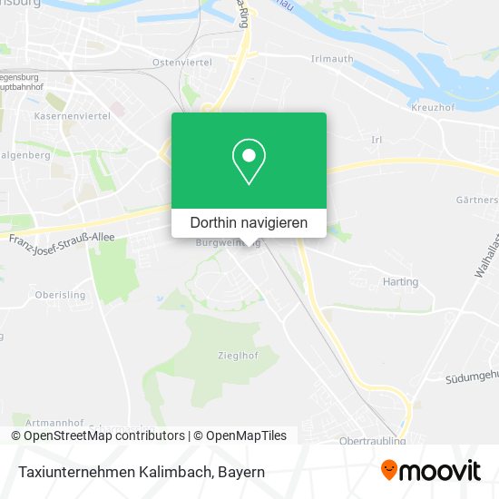 Taxiunternehmen Kalimbach Karte