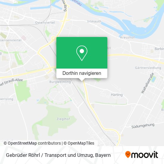 Gebrüder Röhrl / Transport und Umzug Karte