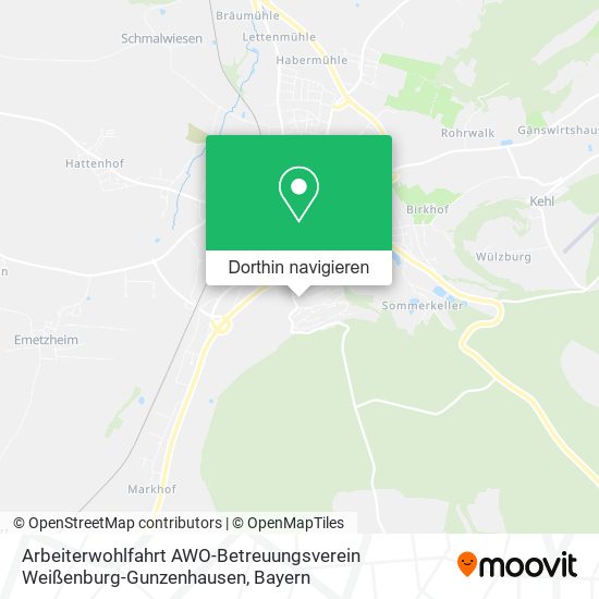 Arbeiterwohlfahrt AWO-Betreuungsverein Weißenburg-Gunzenhausen Karte