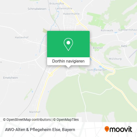 AWO-Alten & Pflegeheim Else Karte