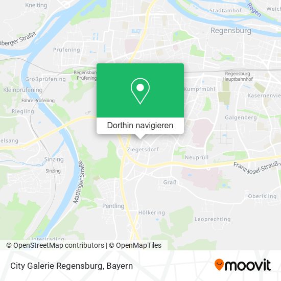 City Galerie Regensburg Karte