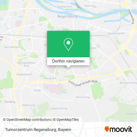 Tumorzentrum Regensburg Karte