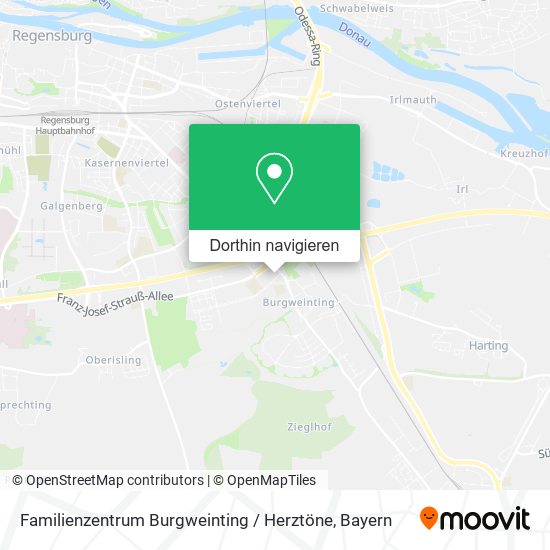 Familienzentrum Burgweinting / Herztöne Karte