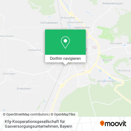 Kfg-Kooperationsgesellschaft für Gasversorgungsunternehmen Karte