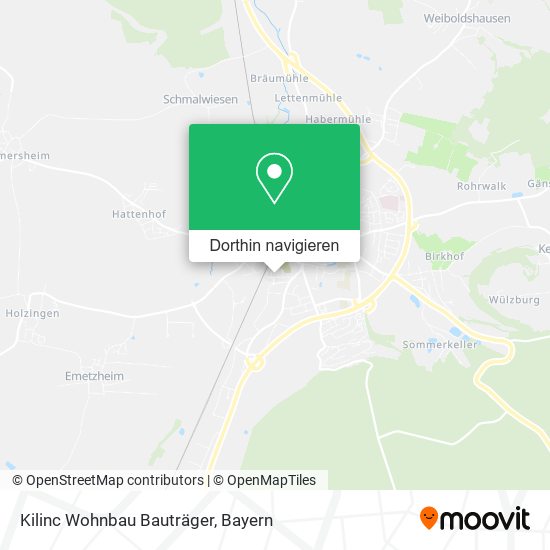 Kilinc Wohnbau Bauträger Karte