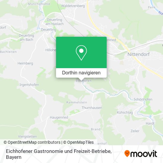 Eichhofener Gastronomie und Freizeit-Betriebe Karte