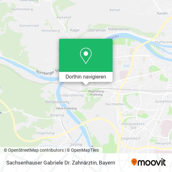 Sachsenhauser Gabriele Dr. Zahnärztin Karte